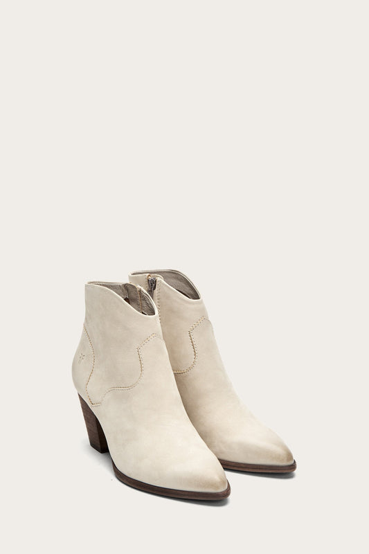 Reed Bootie - Ivory / 9 - Pre-Loved