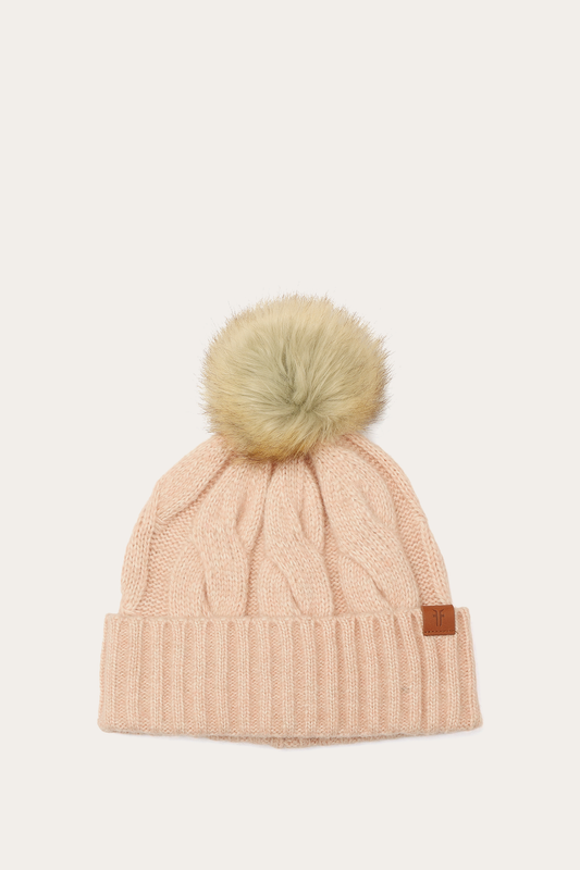 Wide Cable Cuff Hat