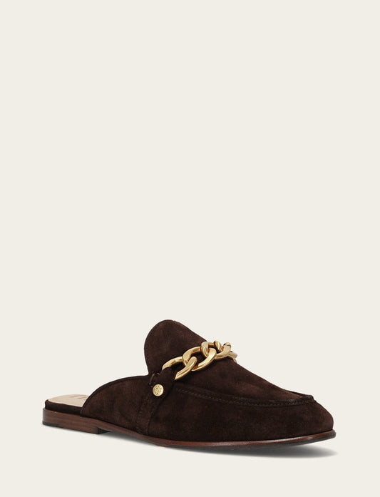 Faith Chain Mule - Chocolate - Hero