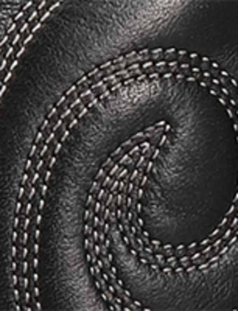 Grady Vintage Stitch - Black - Swatch