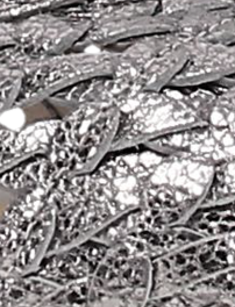 Heather Woven Ballet - Platinum - Swatch
