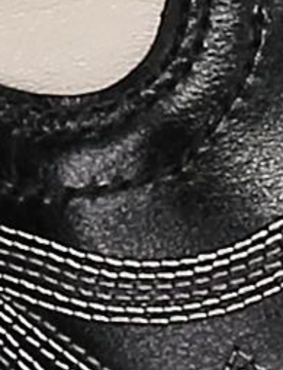 Laila Double F Deco - Black/Ivory - Swatch