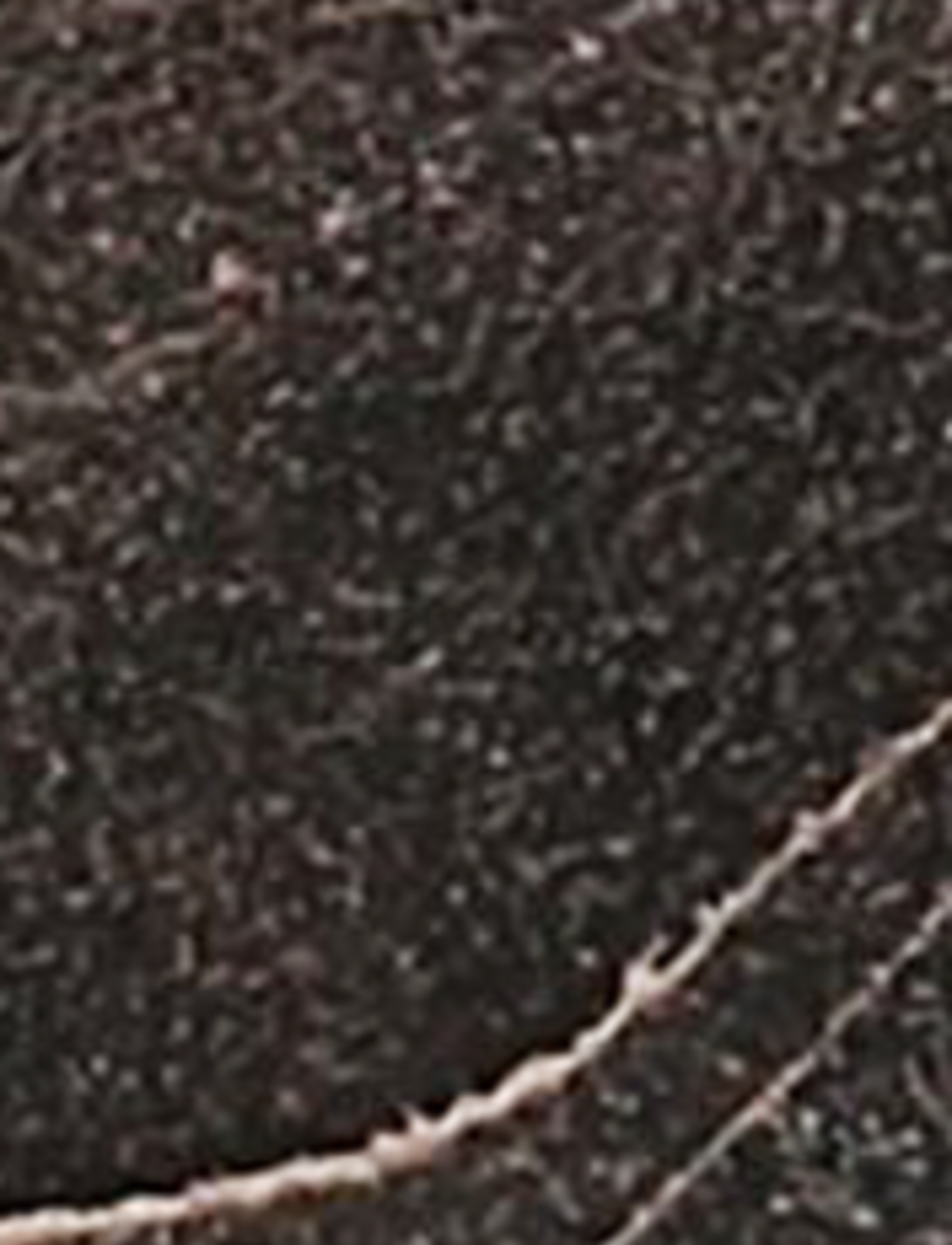 Milly Low Lace Shearling - Dark Truffle - Swatch