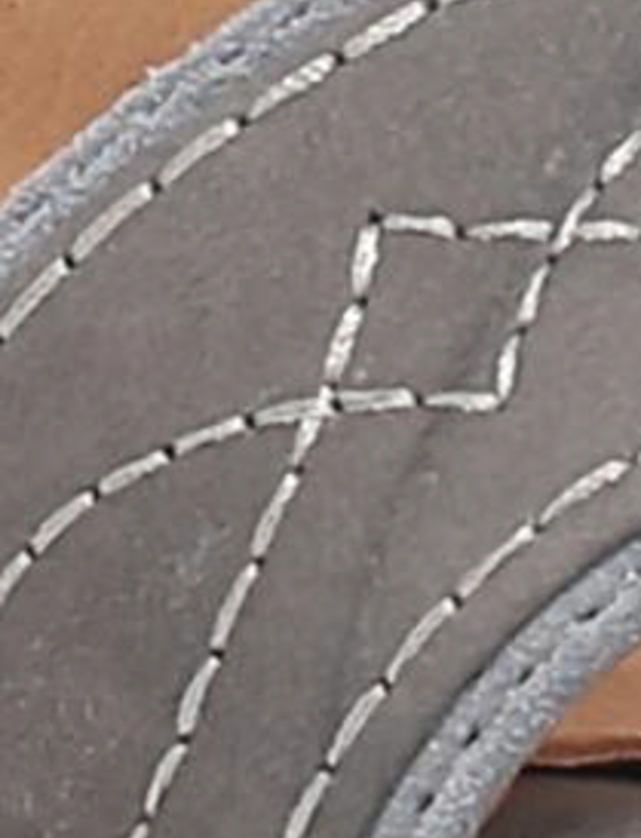 Pipa Woodstock 2 Band Platform Sandal - Grey Sky - Swatch