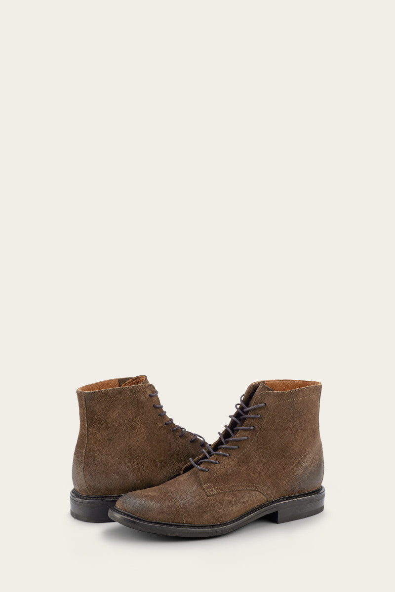 Seth Cap Toe Lace Up - Dark Brown - Pre-Loved