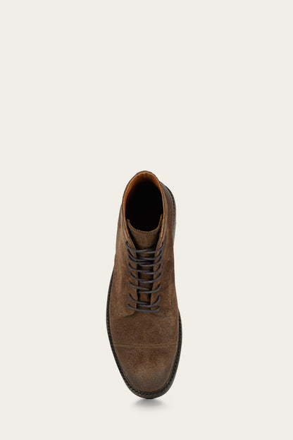 Seth Cap Toe Lace Up - Dark Brown - Pre-Loved