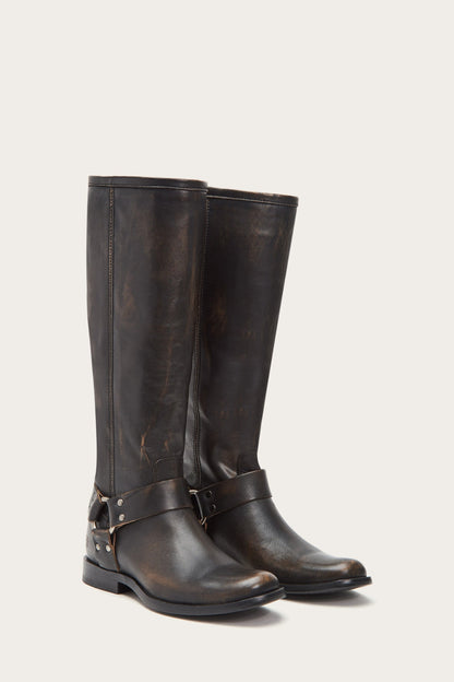 Phillip Harness Tall Wide Calf - Pre-Loved