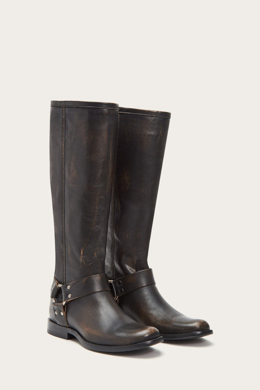 Phillip Harness Tall Wide Calf - Pre-Loved
