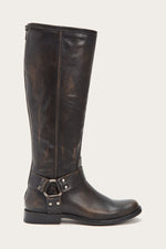 Phillip Harness Tall Wide Calf - Pre-Loved