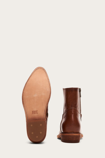 Billy Inside Zip Bootie - Caramel / 7.5 - Pre-Loved