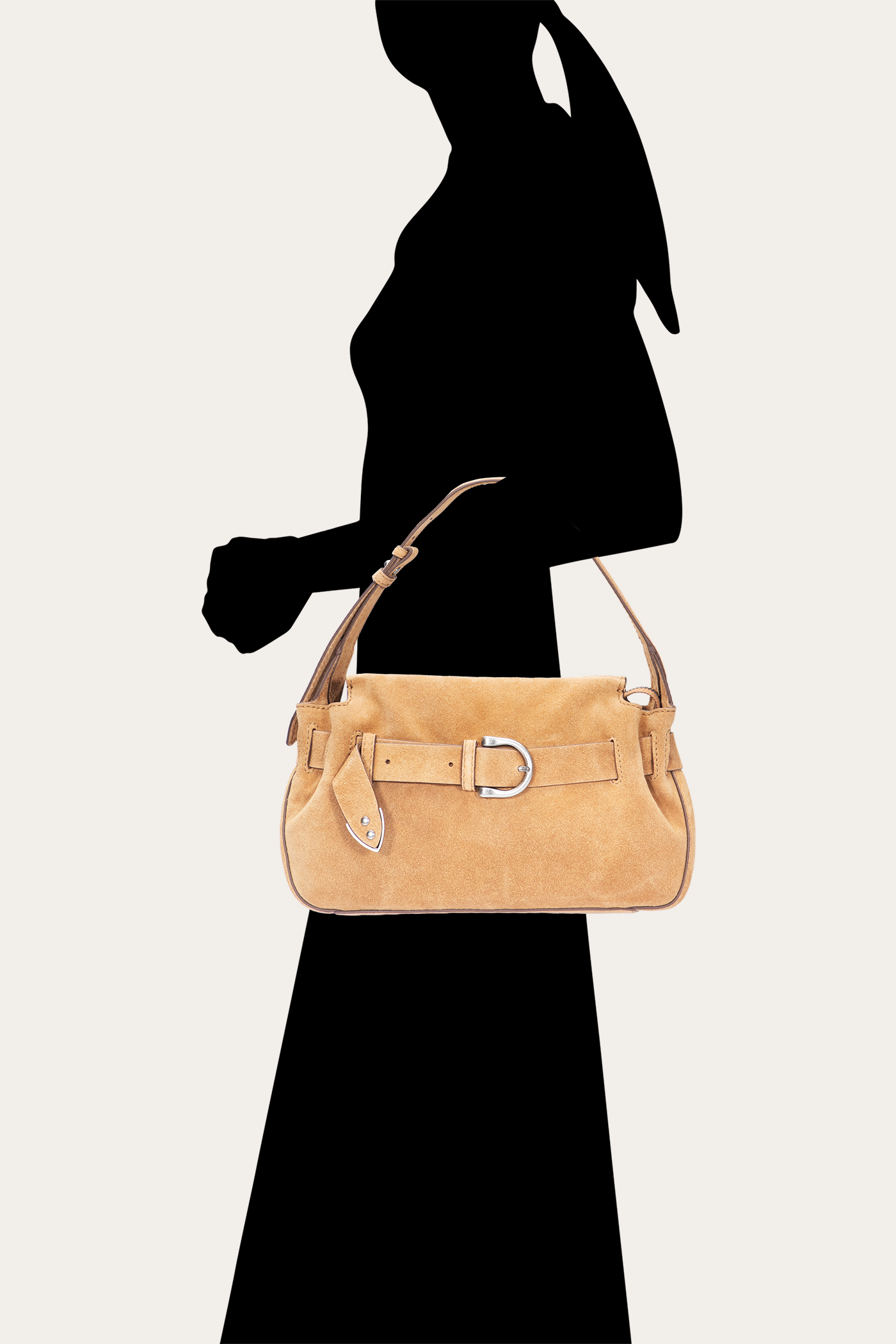 Heather Suede Shoulder