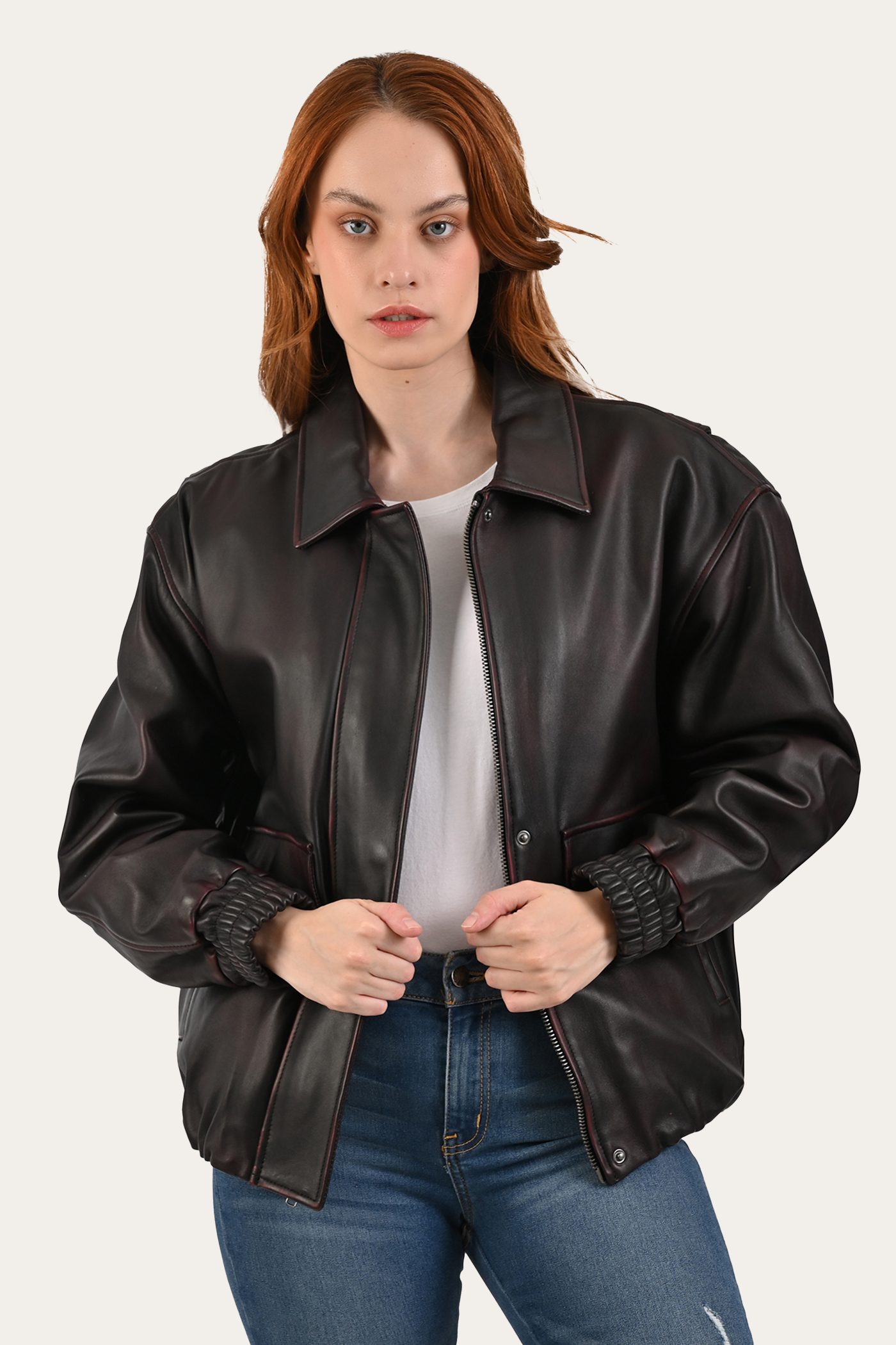 Harper Oversized Bomber
