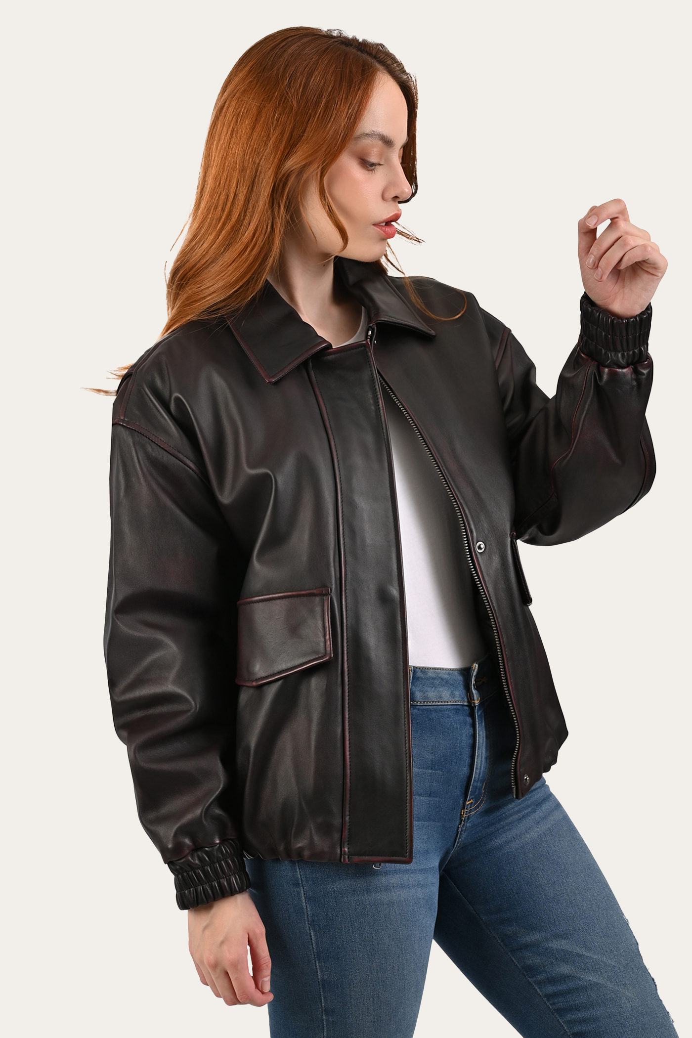 Harper Oversized Bomber