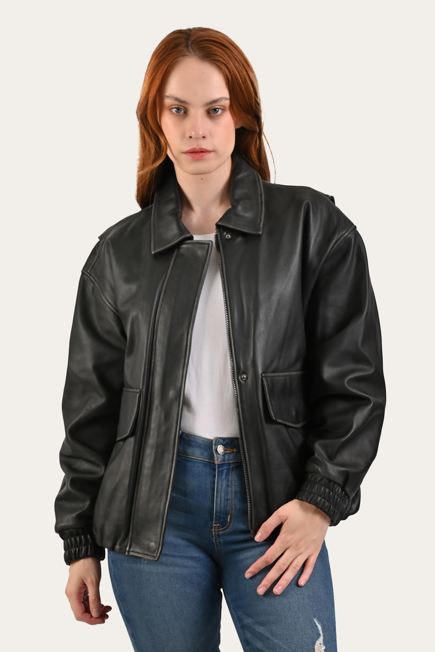 Harper Oversized Bomber