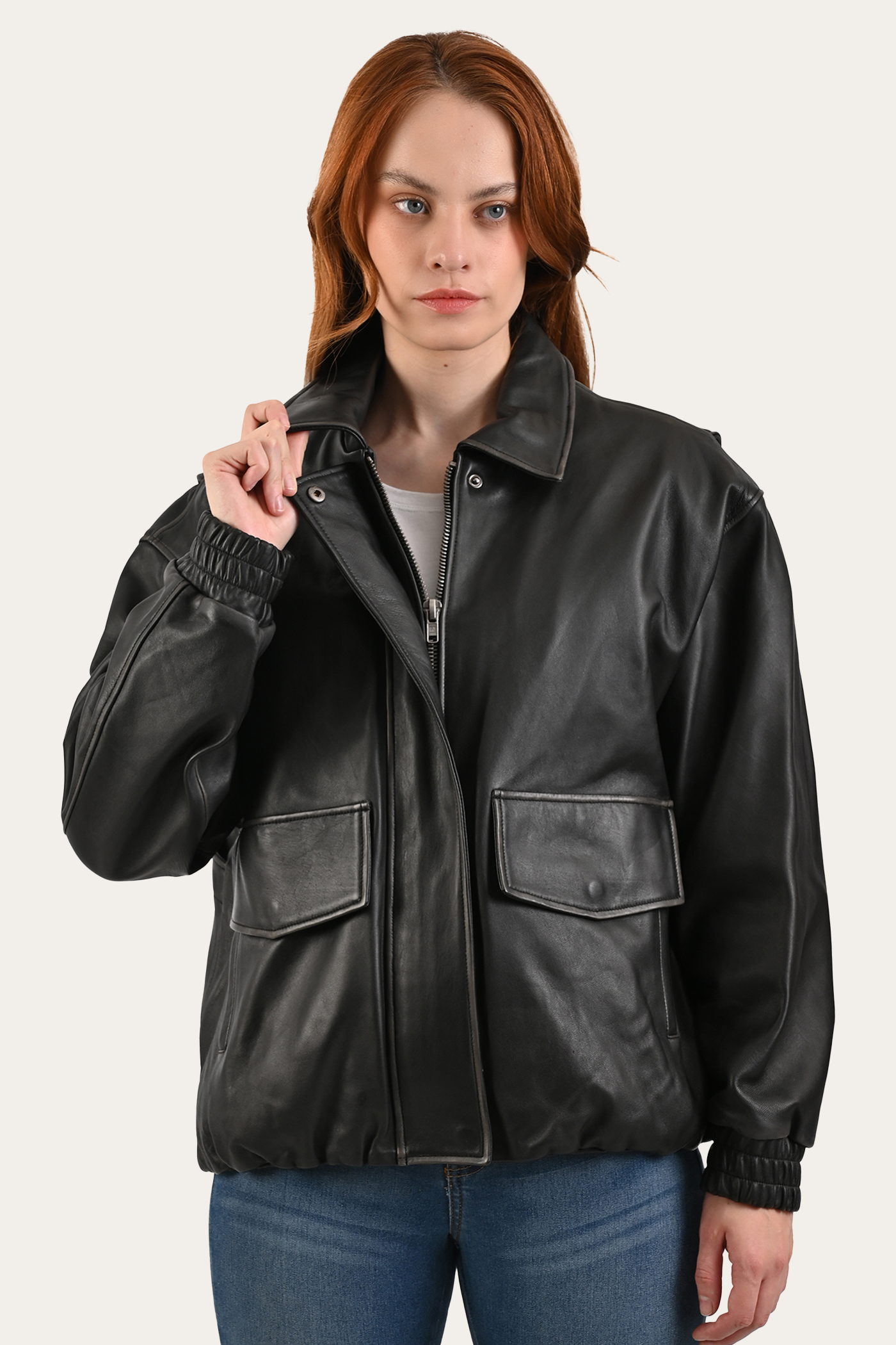Harper Oversized Bomber
