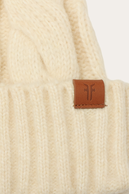 Wide Cable Cuff Hat