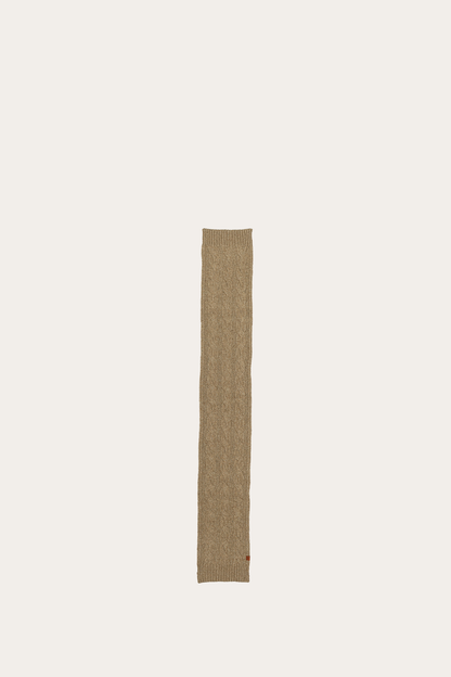Wide Cable Scarf