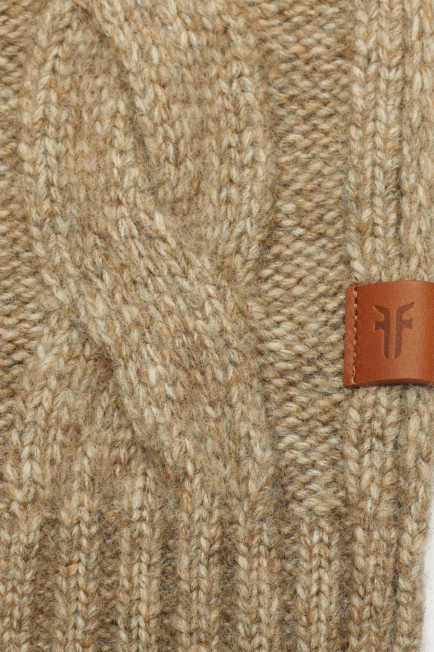 Wide Cable Scarf