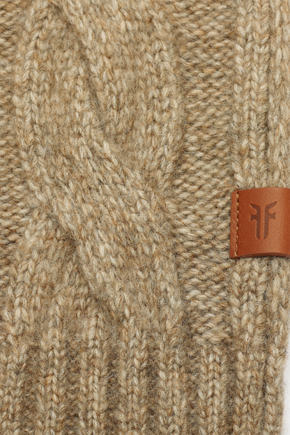 Wide Cable Scarf