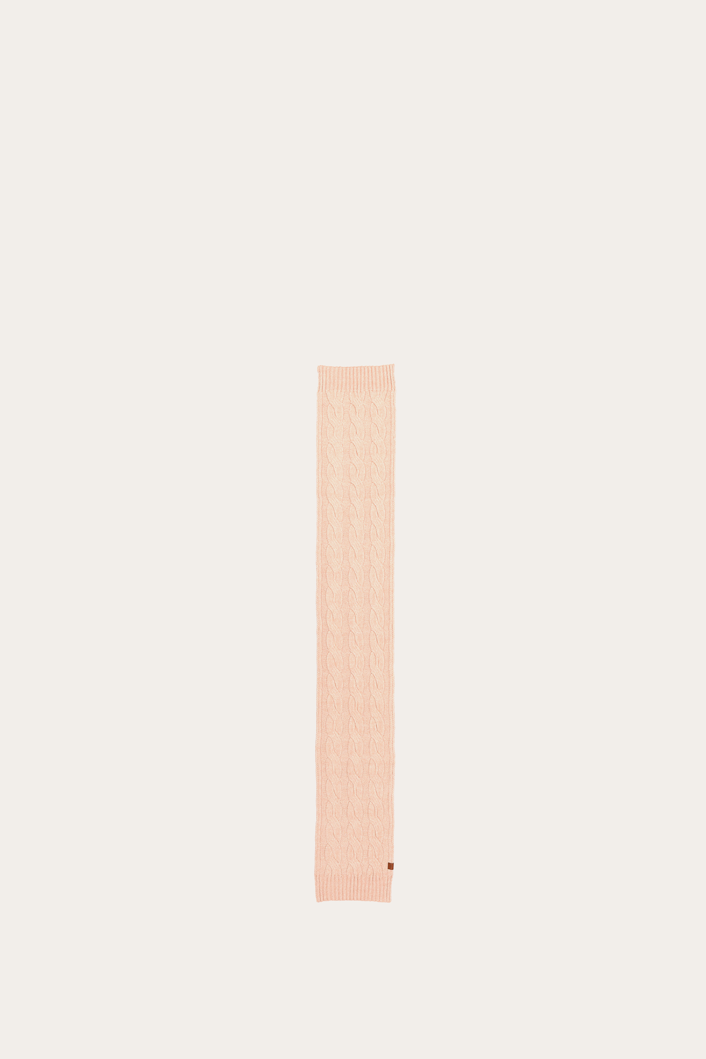 Wide Cable Scarf