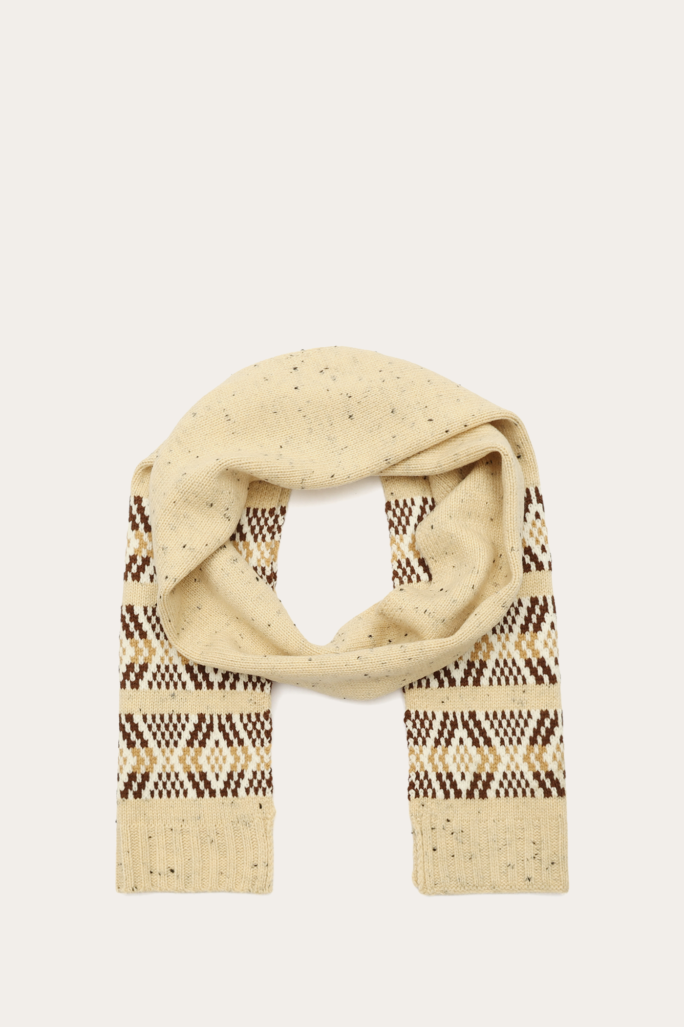 Tweed Fair Isle Scarf