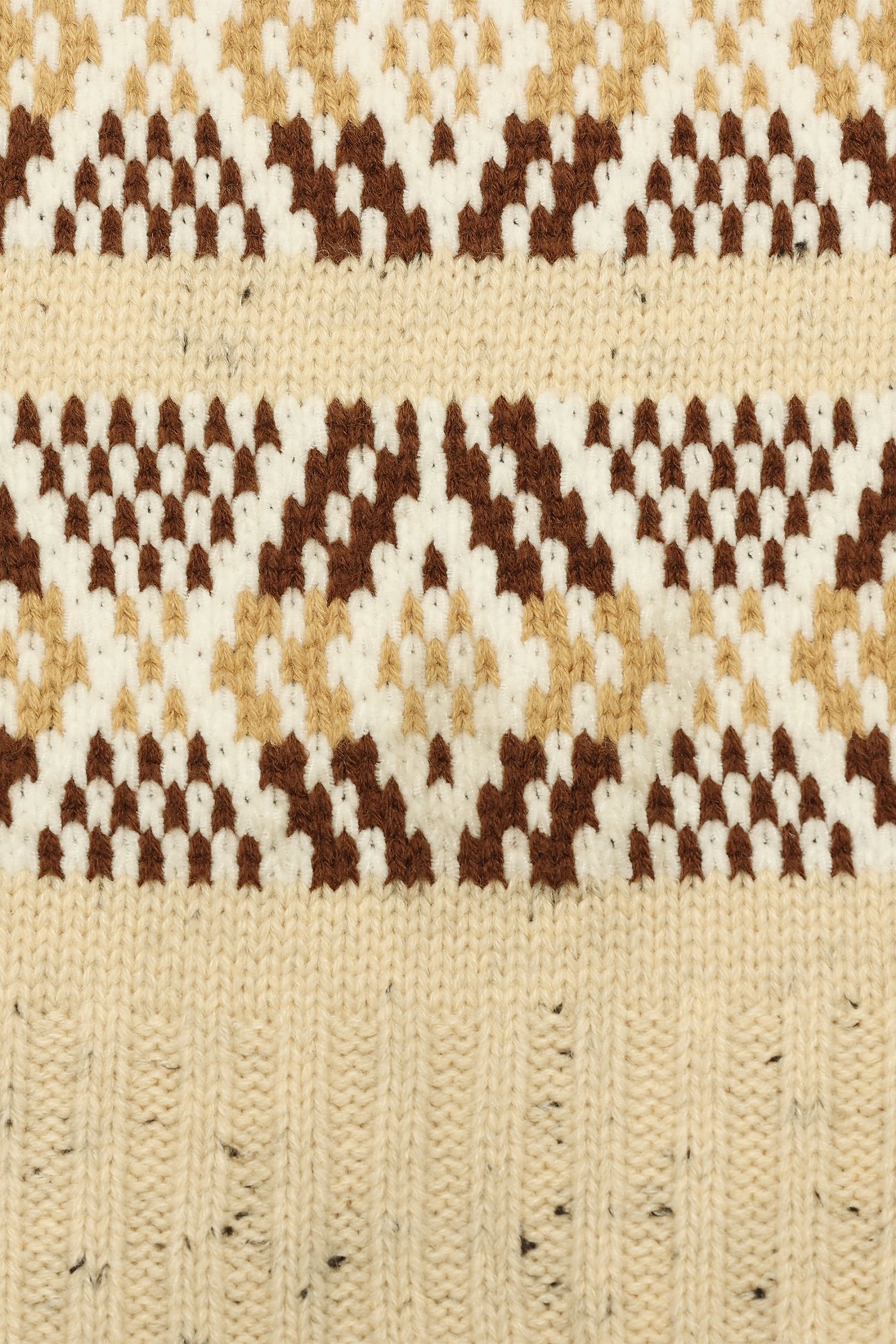 Tweed Fair Isle Scarf