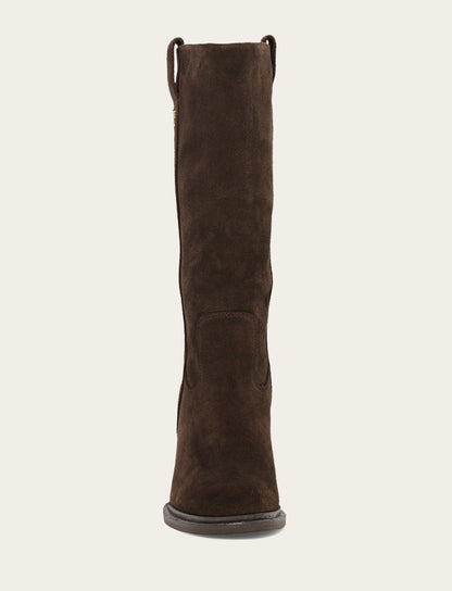 Alex Slouchy Mid - Dark Brown - Front