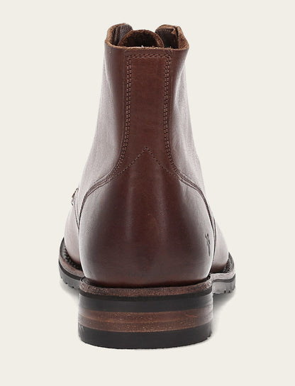 Barrett Lace Up - Cognac - Back