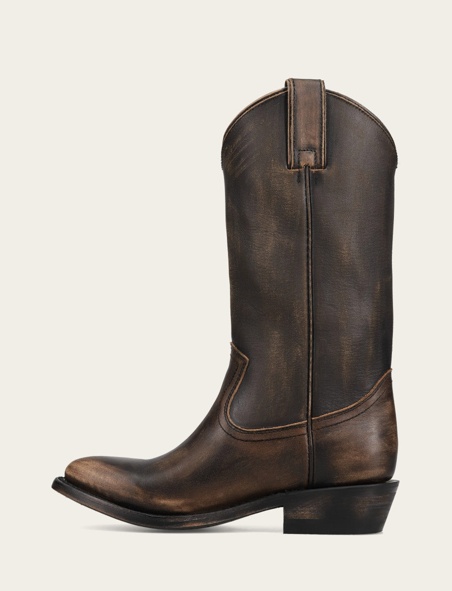 Billy Pull On - Distressed Black - Inside