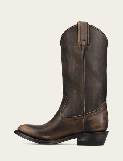 Billy Pull On - Distressed Black - Inside