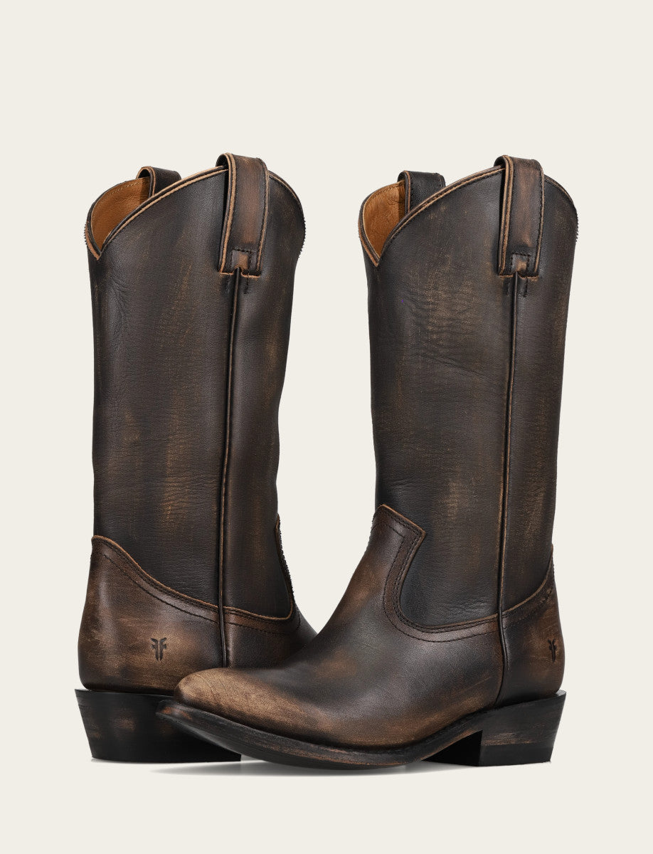 Billy Pull On - Distressed Black - Pair