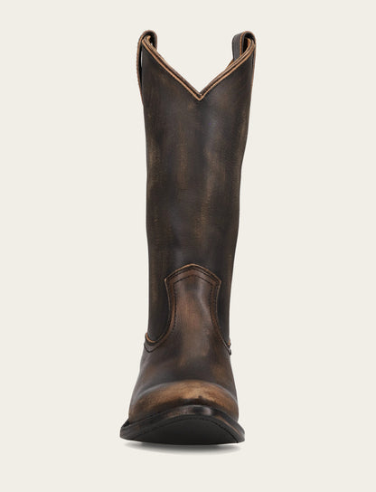 Billy Pull On - Distressed Black - Front