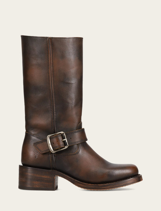 Campus Buckle - Dark Brown - Outside