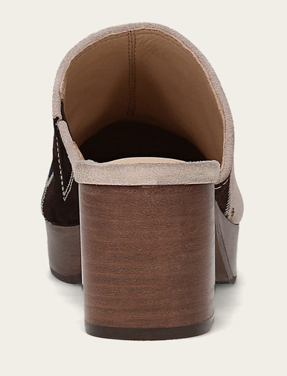 Campus Clog Patchwork - Blue Multi - Back