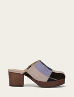 Campus Clog Patchwork - Blue Multi - Outside
