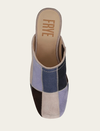 Campus Clog Patchwork - Blue Multi - Top Down