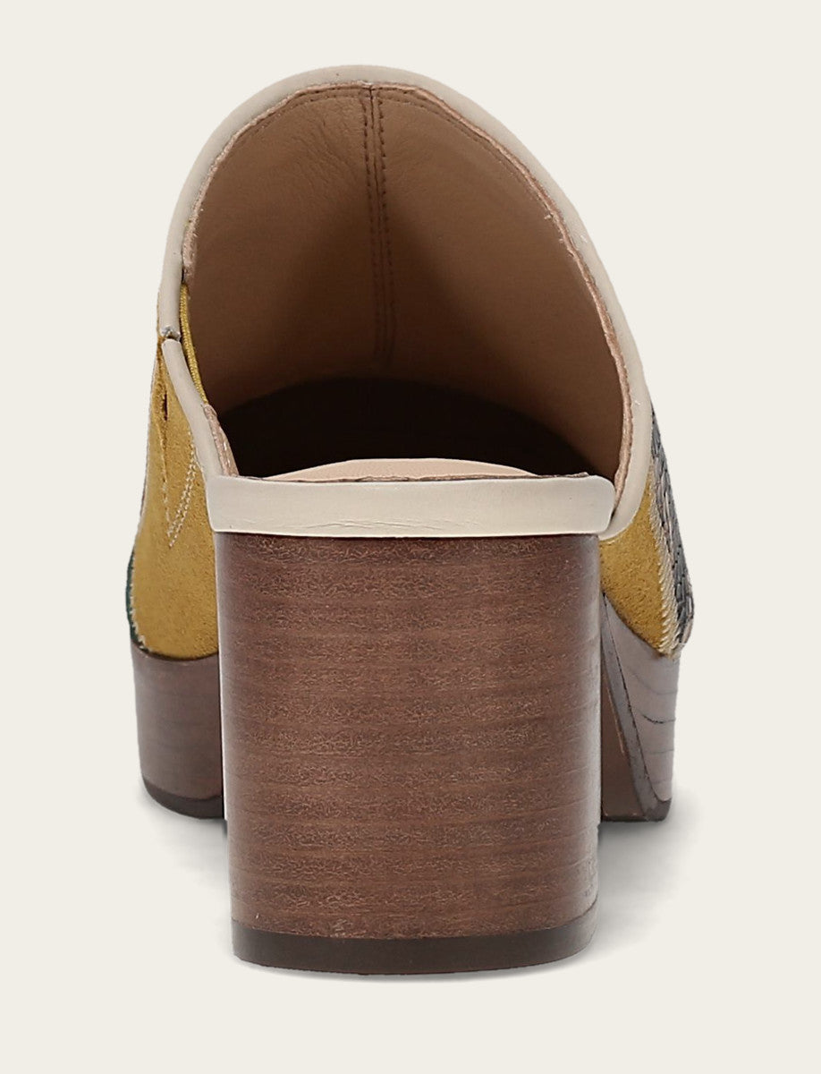 Campus Clog Patchwork - Banana Multi - Back