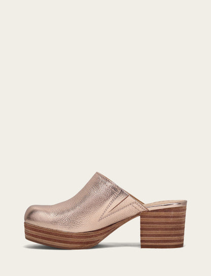 Campus Clog - Rose Gold - Inside