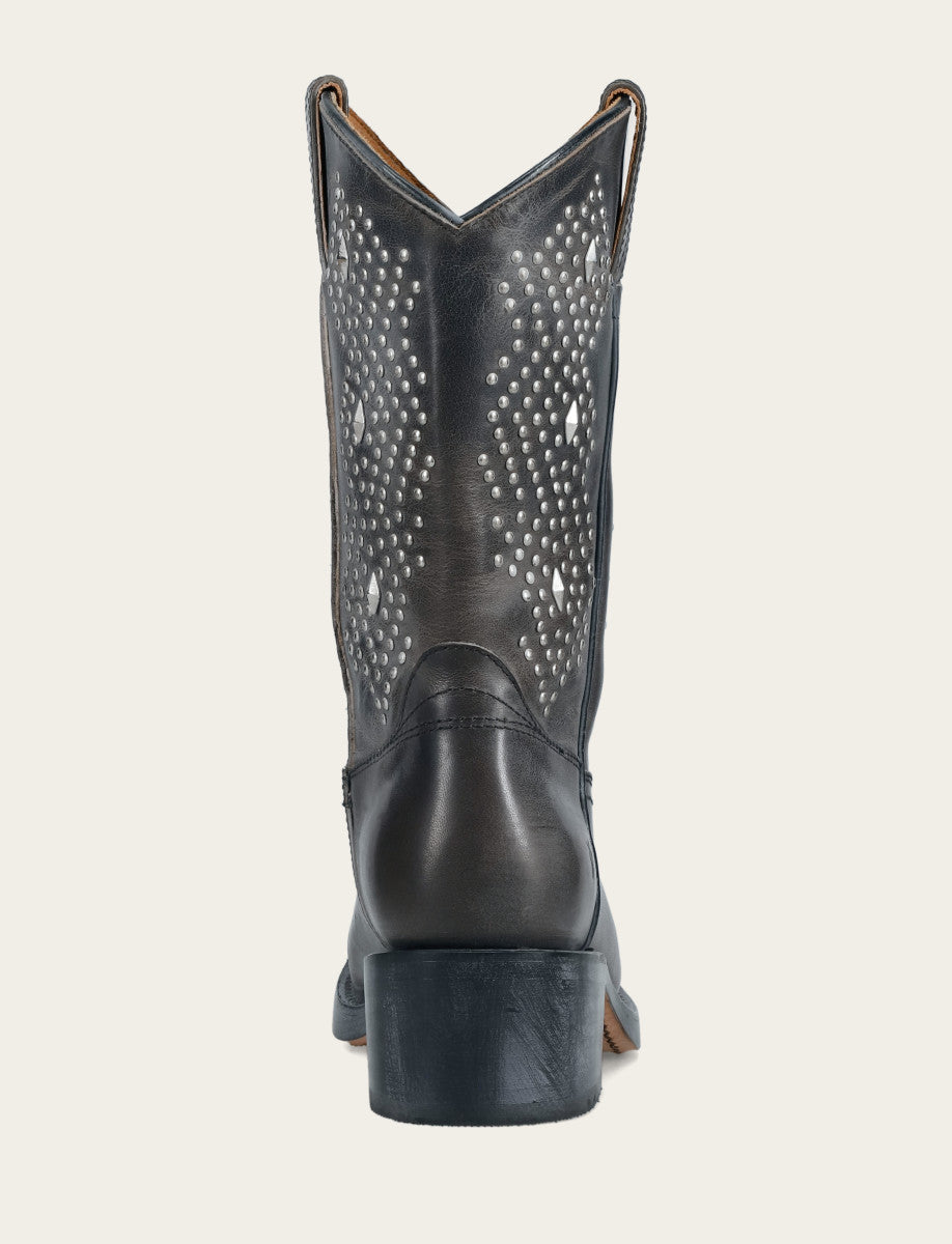 Campus Deco Stud - Off Black - Back