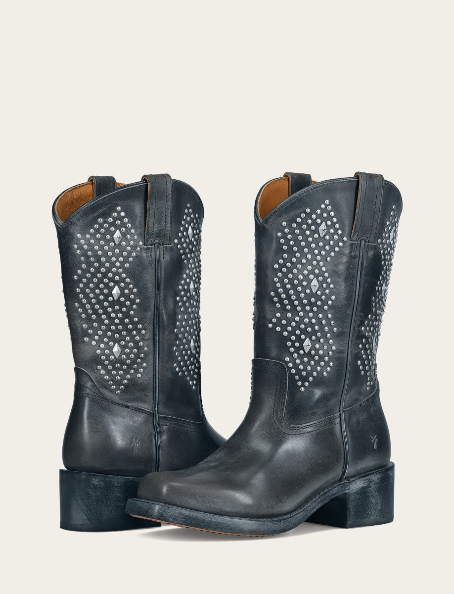 Campus Deco Stud - Off Black - Pair