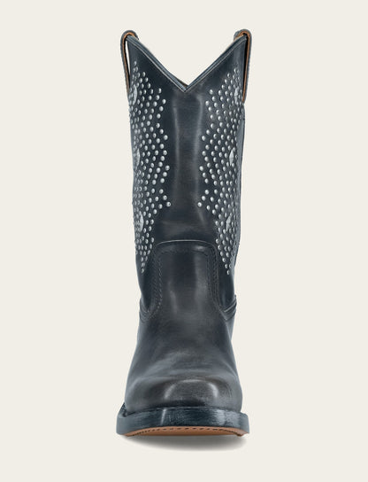 Campus Deco Stud - Off Black - Front