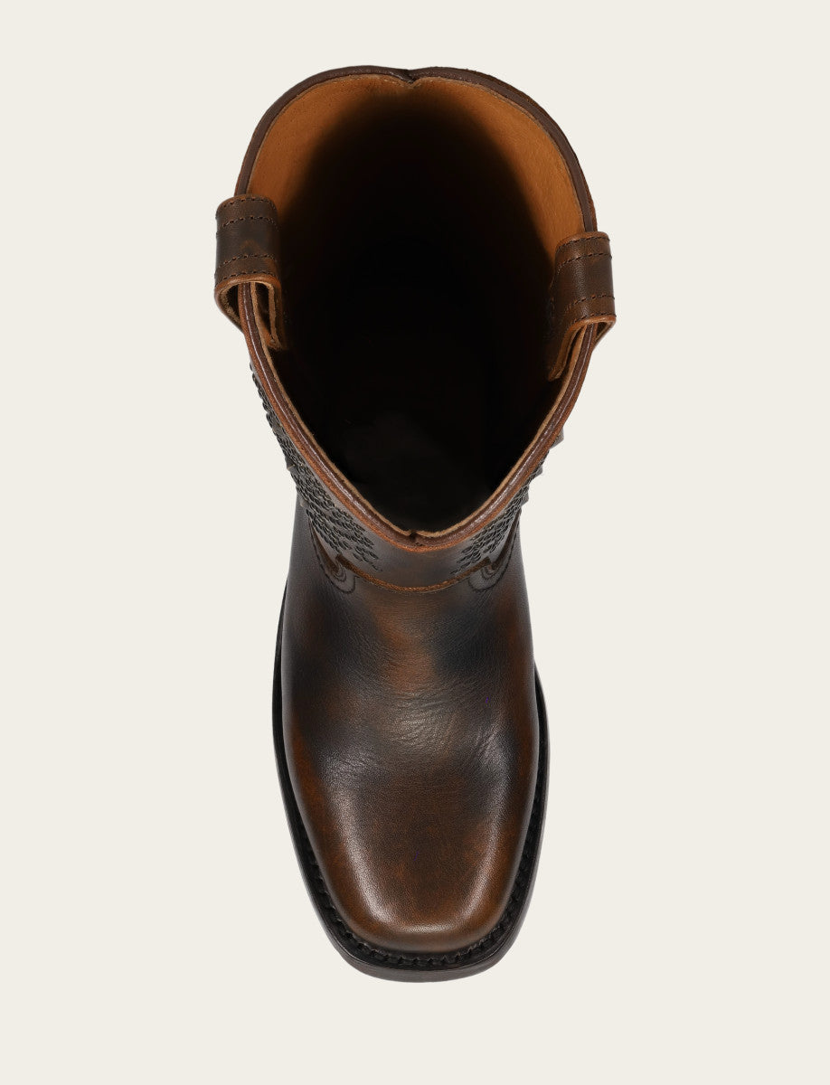 Campus Deco Stud - Dark Brown - Top Down
