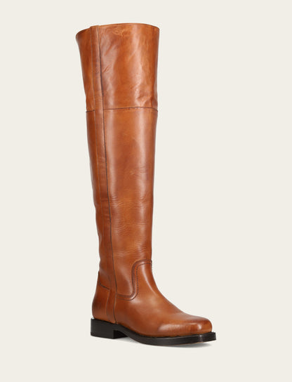 Campus Low Heel Over The Knee Boot - Pre-Loved