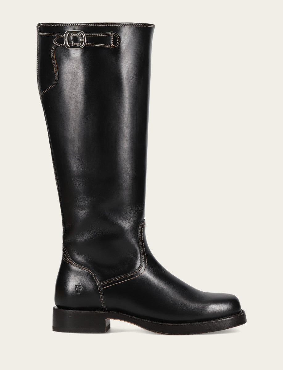 Campus Low Heel Tall Riding Wc - Black - Outside