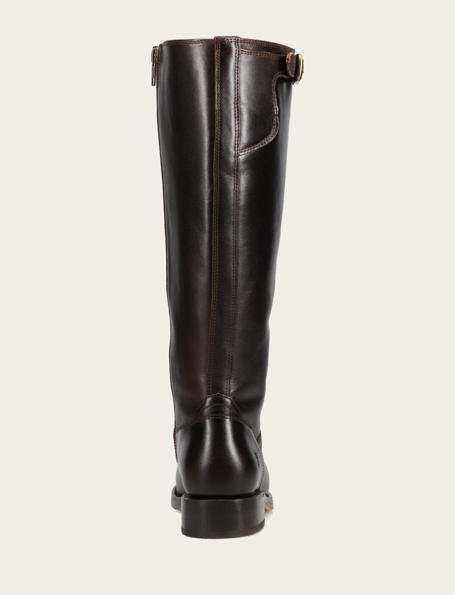 Campus Low Heel Tall Riding Wc - Bourbon - Back