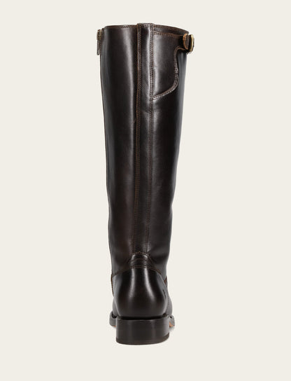Campus Low Heel Tall Riding Wc - Bourbon - Back