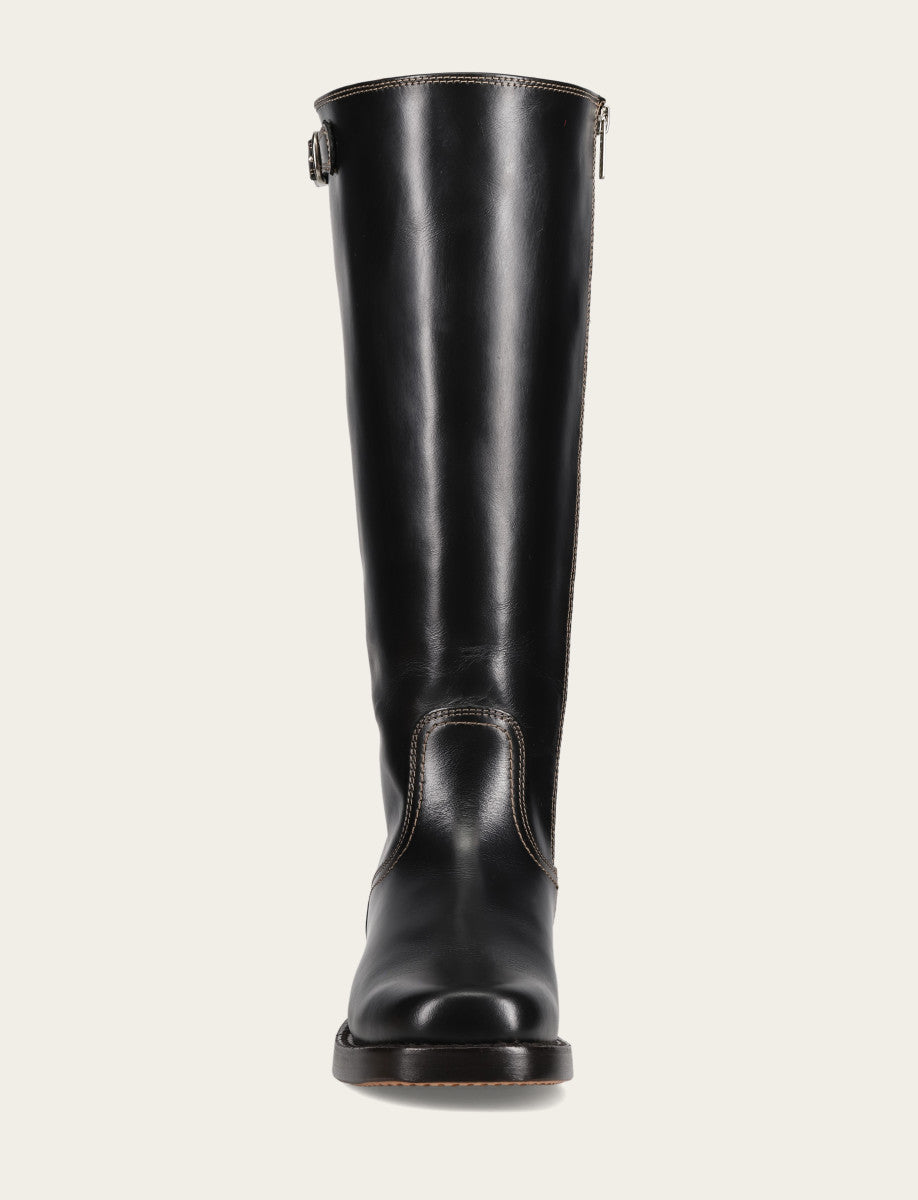 Campus Low Heel Tall Riding Wc - Black - Front