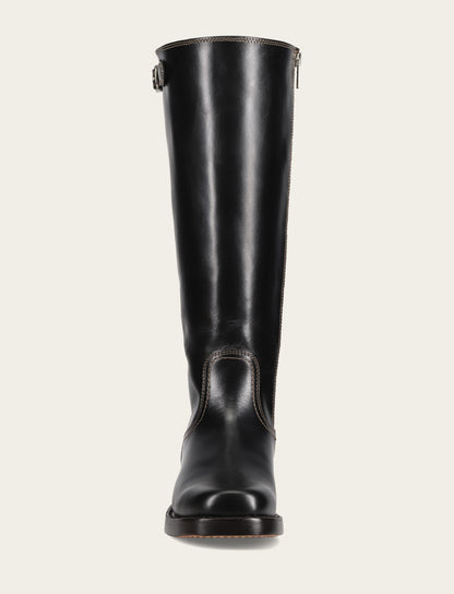 Campus Low Heel Tall Riding Wc - Black - Front