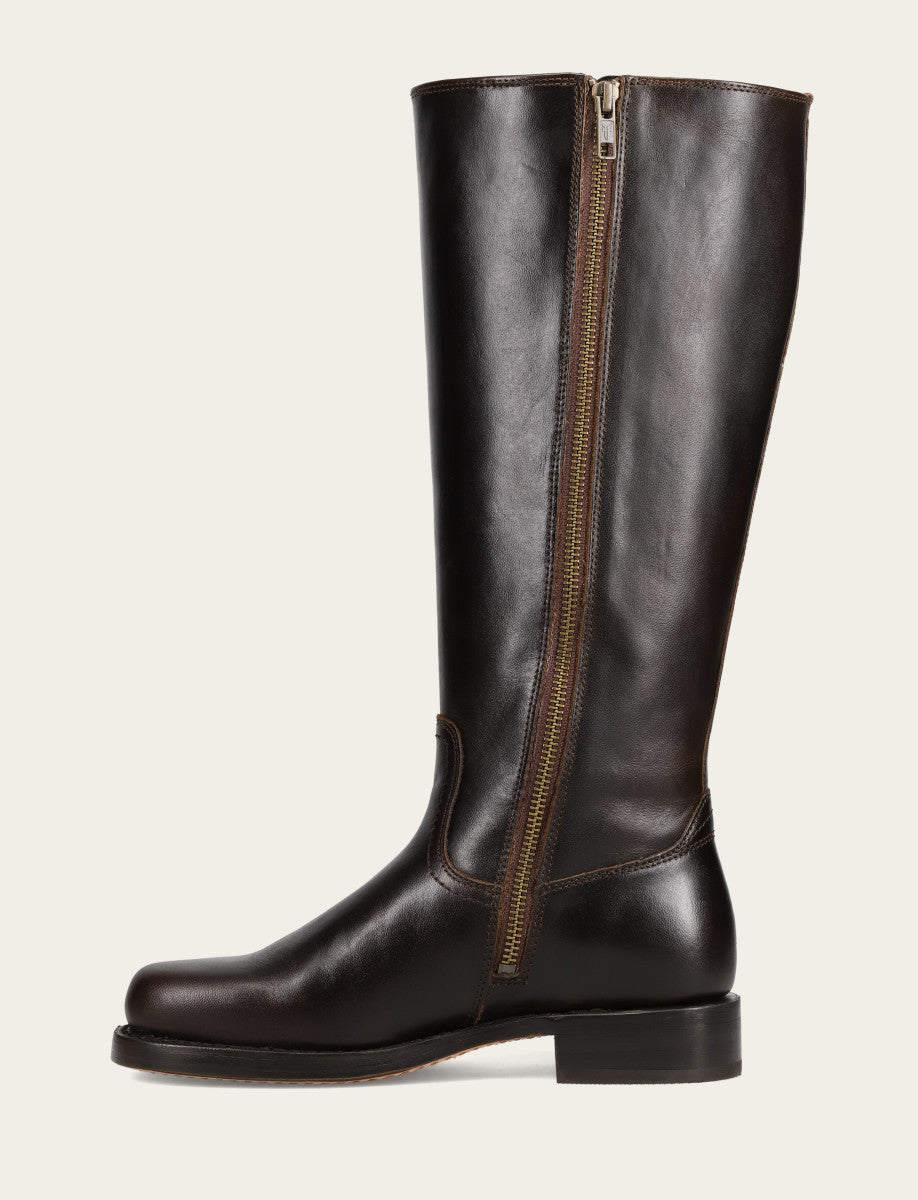 Campus Low Heel Tall Riding Wc - Bourbon - Inside