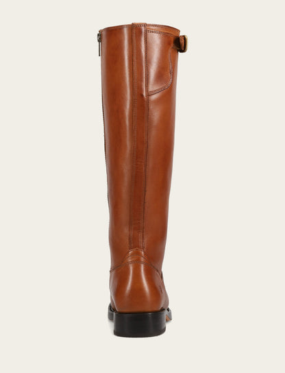 Campus Low Heel Tall Riding Wc - Cognac - Back